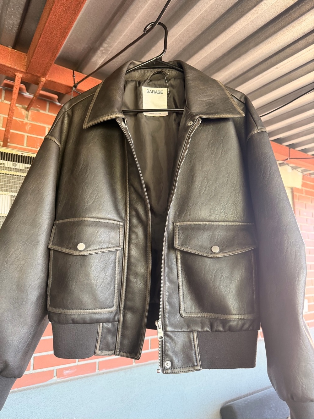 Vintage Faux Leather Jacket